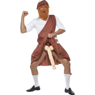 Kostýmy - Pánský kostým Well hung highlander