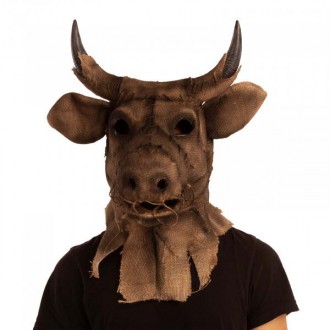 Masky - Maska s pohyblivou čelistí Šílený býk