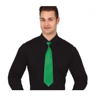 Karnevalové doplňky - Tmavě zelená kravata