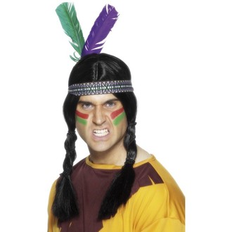 Indiáni - Indiánská čelenka se 2 pery