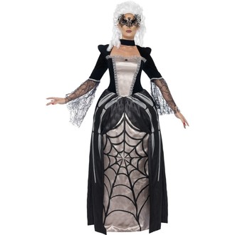 Halloween, strašidelné kostýmy - Dámský kostým Pavoučí baronka