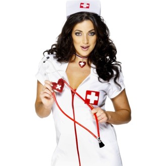 Karnevalové doplňky - Stetoskop Srdce s křížem
