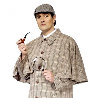 Karnevalové doplňky - Sada Sherlock Holmes