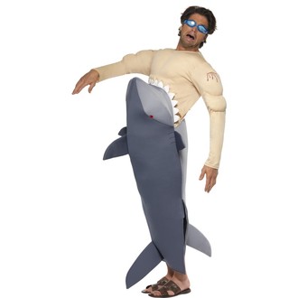 Kostýmy - Pánský kostým Žralok/muž