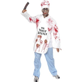 Halloween, strašidelné kostýmy - Pánský kostým Mrtvý kuchař