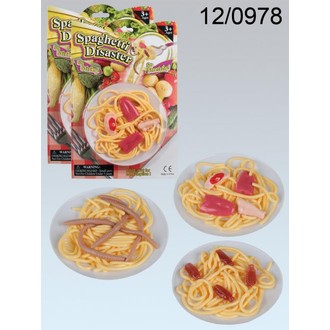 Zábavné předměty - Hororový talíř Špagety s překvapením