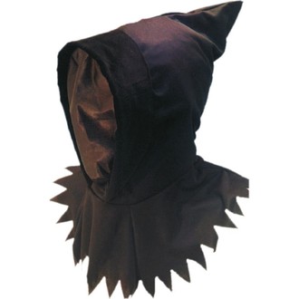 Halloween, strašidelné kostýmy - Kapuce s maskou Přízrak