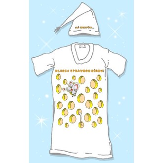 Zábavné předměty - Noční košile s čepičkou Hledej správnou
