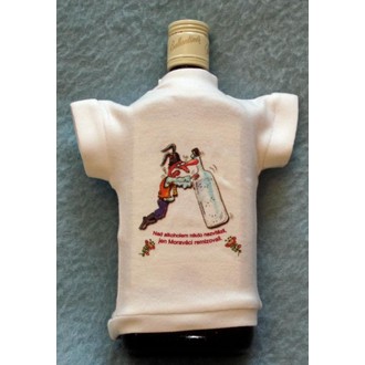 Zábavné předměty - Tričko na flašku Nad alkoholem nikdo nezvítězil