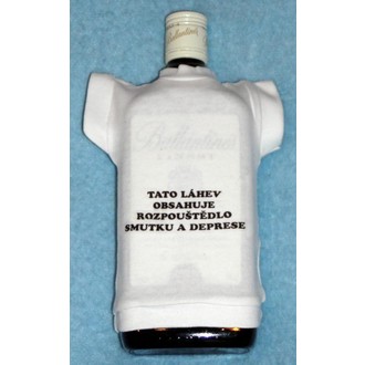 Zábavné předměty - Tričko na flašku Tato láhev obsahuje ...