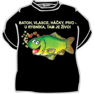 Kostýmy - Tričko Batoh, vlasce, háčky ...