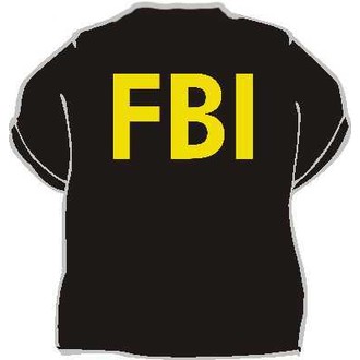 Kostýmy - Tričko FBI