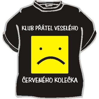 Kostýmy - Tričko Klub přátel veselého červeného