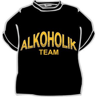 Kostýmy - Tričko Alkoholik team