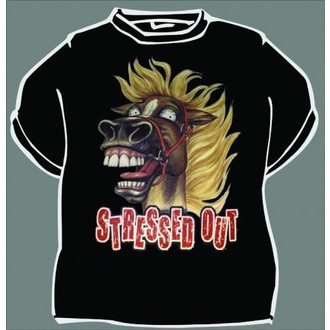 Kostýmy - Tričko Stressed out kůň