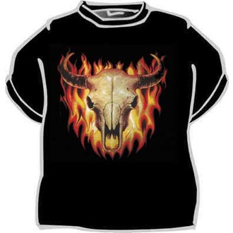 Kostýmy - Tričko Býk v ohni