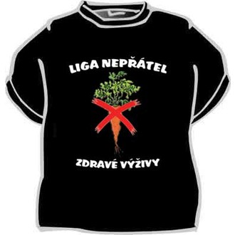 Kostýmy - Tričko Liga nepřátel zdravé výživy