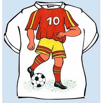 Kostýmy - Dětské tričko Fotbalista