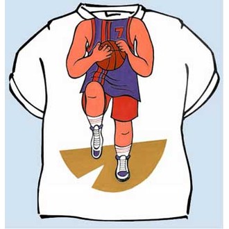 Kostýmy - Dětské tričko Basketbalista