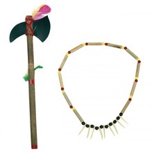 Indiánský náhrdelník a tomahawk