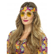 Brýle Hippie žluté