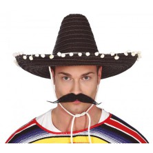 Sombrero černé, 45 cm