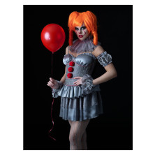 Kostým strašidelný klaun - žena pennywise