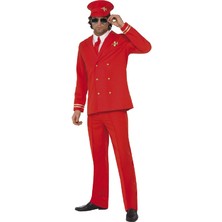 Pánský kostým Pilot červený