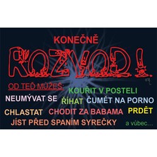 Průkaz Konečně rozvod